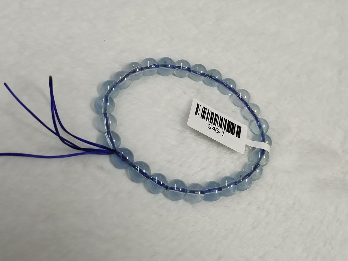 海藍寶手鏈 7MM @BAL#LTSP