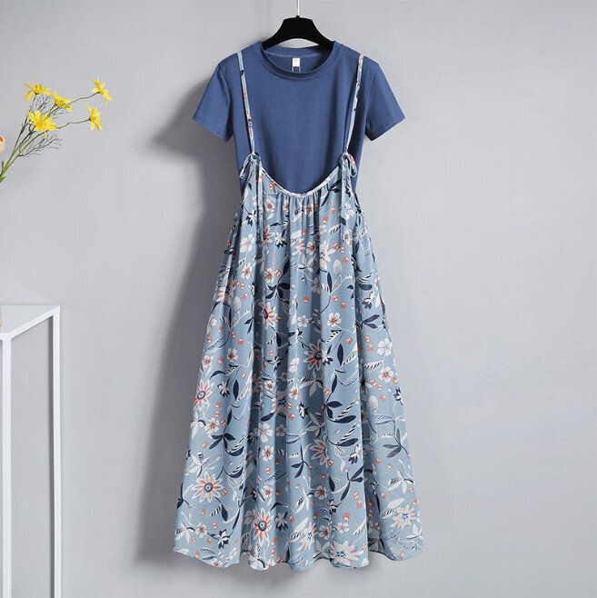 時尚套裝(上衣+裙子 M-5XL 下單後聯絡客服確認發貨尺碼)