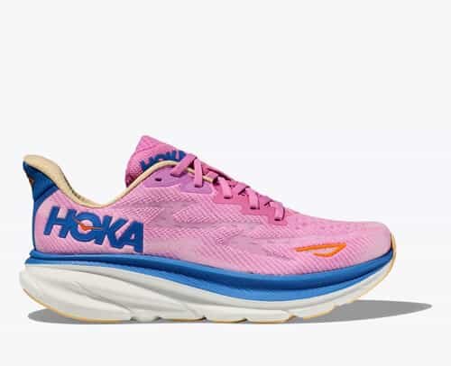HOKA | Hoka 女裝Clifton 9 公路跑鞋| 顏色: 粉紅色| 尺碼: US 8 