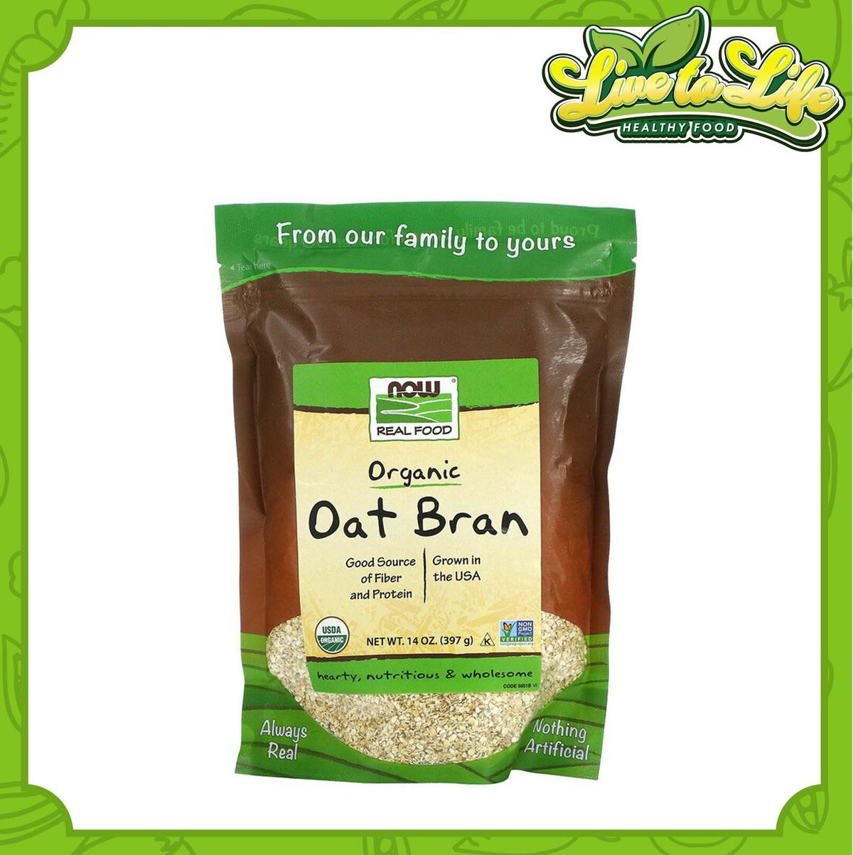 有機燕麥麩皮 (397g)(新舊包裝隨機發送)(平行進口)