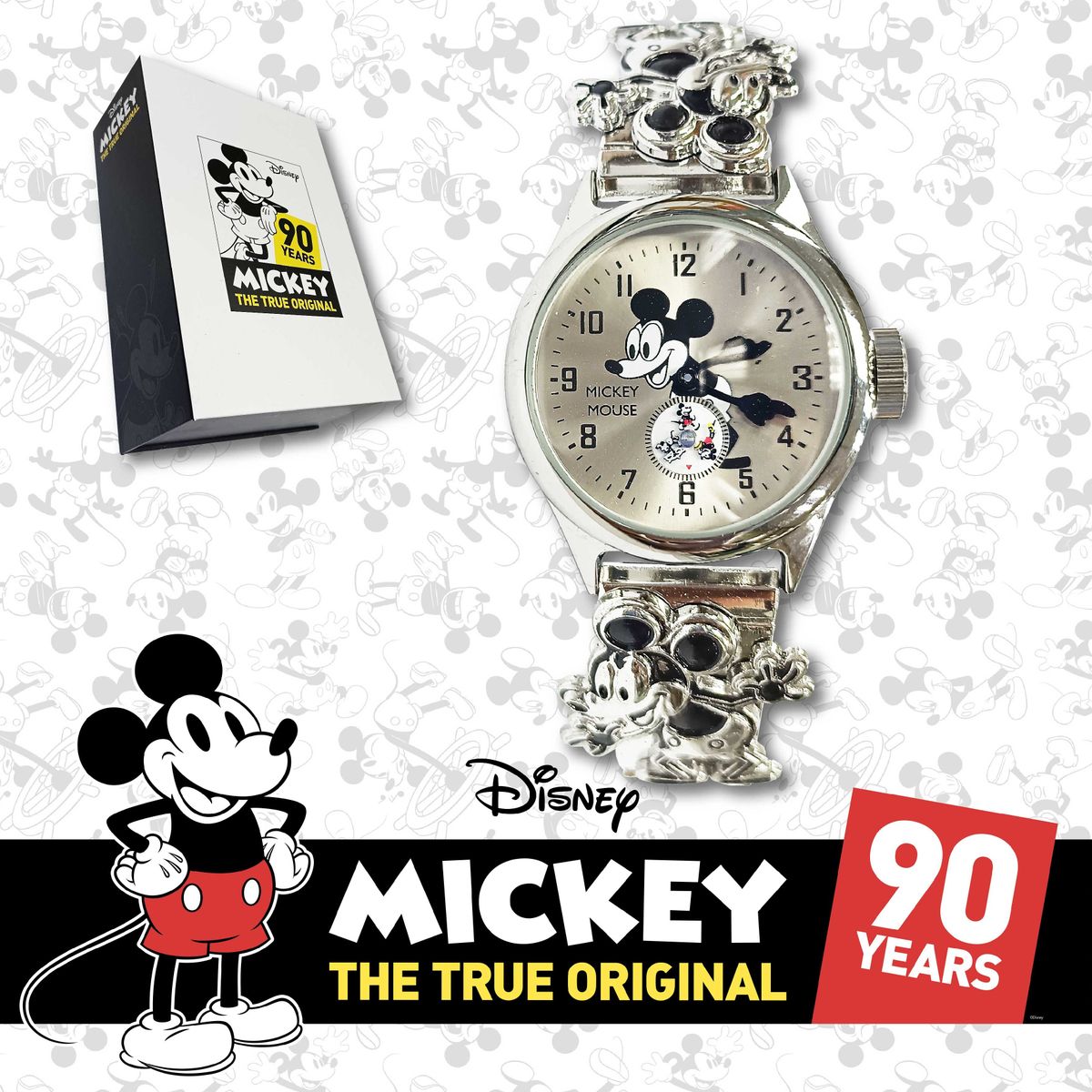 廸士尼米奇90週年復刻版手錶 (迪士尼許可產品)