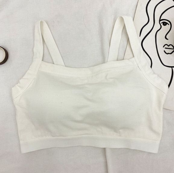 薄款背心式胸圍內衣（白色）【M-XL碼】【下單後聯絡客服確認發貨尺碼】#F148048614