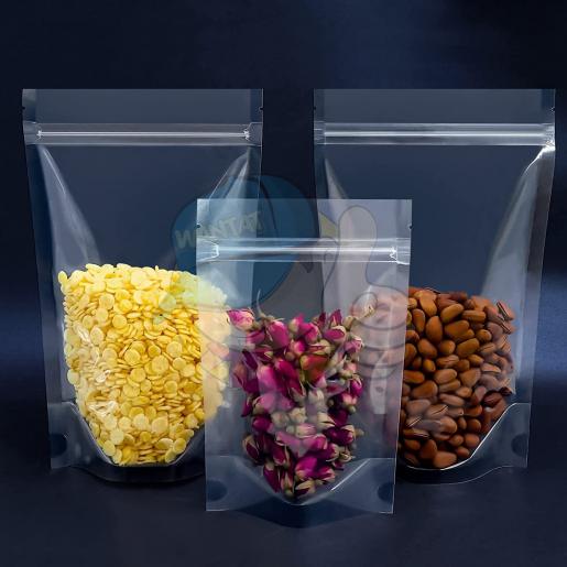 50 Zipped Lock Bag Transparent Plastic Clear Food Storage Reclosable  Package bag