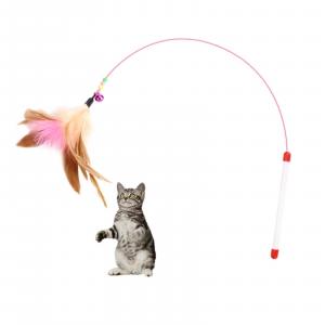 1pc Retractable Fishing Rod Cat Toy For Playing, Chewing, And Stress  Relief, Suitable For Interactive Play With Cats