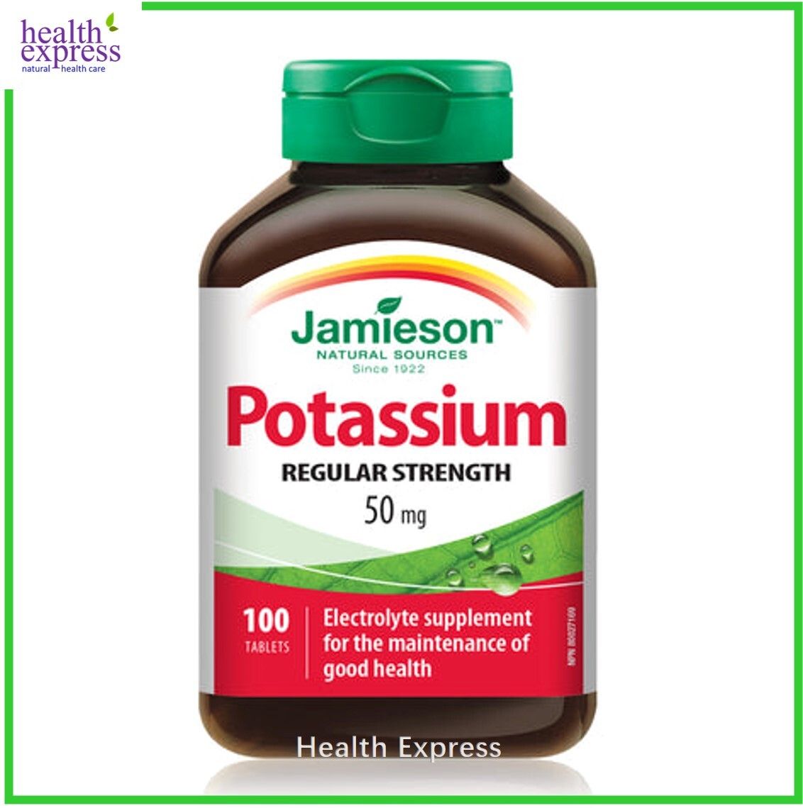 Potassium (50 mg) 100 tablets [Parallel Goods]