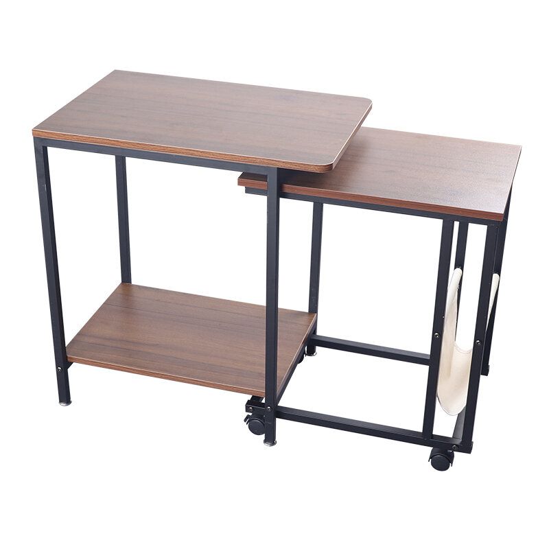 Set of 2 pcs coffee table set black color