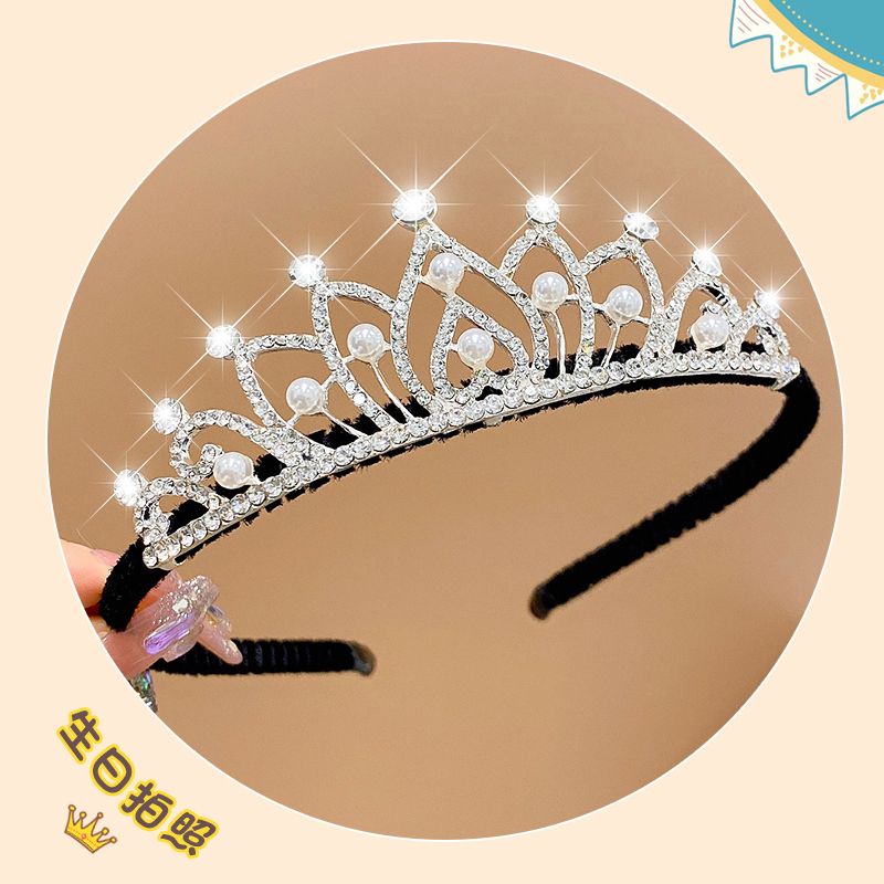 女童皇冠髮箍王冠頭箍髮飾(19#惜琴)