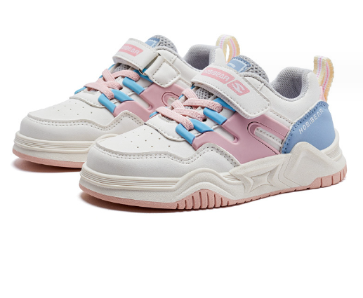 兒童運動鞋(GS7920G粉白)(尺碼27-37碼)(下單後聯絡客服確認發貨尺碼)