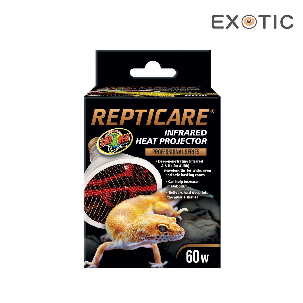 ReptiCare 無光深層加熱燈 60W  爬蟲暖燈