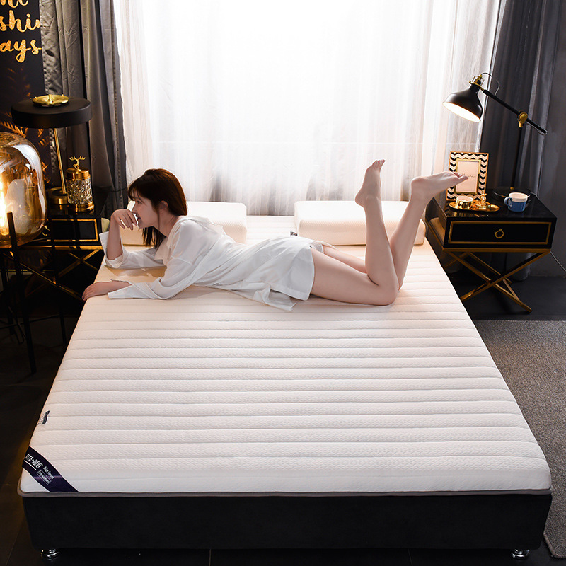泰國乳膠可折疊床墊 - 簡約白灰（90*200*6cm）