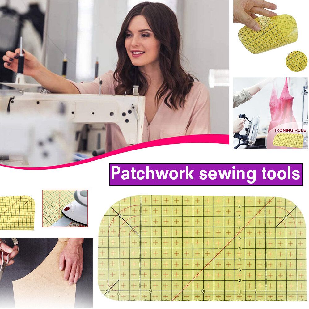 Hot Ironing Ruler Sewing Patch Tailor Making Craft DIY Measuring Handmade Tool