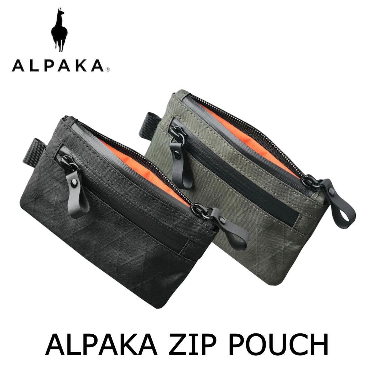 ALPAKA | ZIP POUCH 防水收納袋- Dark Green X-Pac | 顏色: 深綠