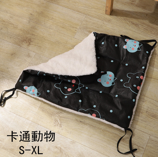 雙面寵物墊-防水款-卡通動物-S：35*36CM#Z105037257