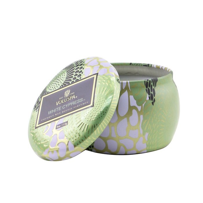 Mini Tin Candle - White Cypress 113g/4oz - [Parallel Import Product]