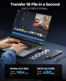 ORICO M.2 NVMe/SATA 雙協定 10Gbps 鋅合金外殼 附掛繩散熱器 [OXSC3-G2]