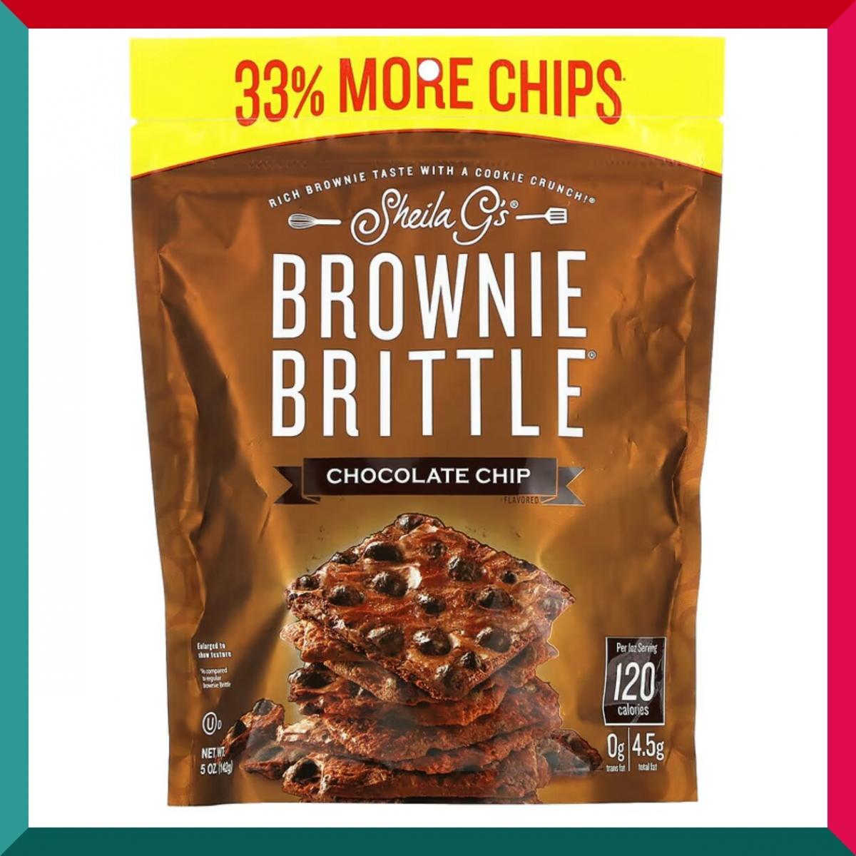 Sheila G's Brownie Brittle Chocolate Chip 142g Cookies Healthy  (Referenced EXP: 11/2024*)
