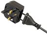 Converter Plug  2-Pin European to 3-Pin UK Plug - 2 Pack (CP1X2)
