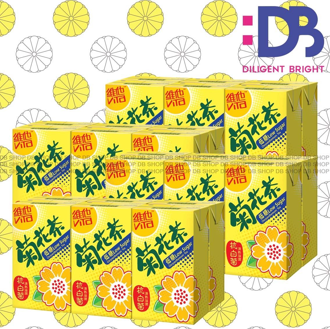 [Full Case] 紙包裝-Low Sugar Chrys. Tea (250ml X 6 X 4)