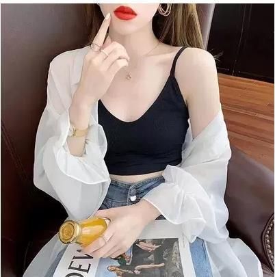 純色雪紡防曬衫（白色M-2XL碼）(下單後聯絡客服確認發貨尺碼)#F045007038