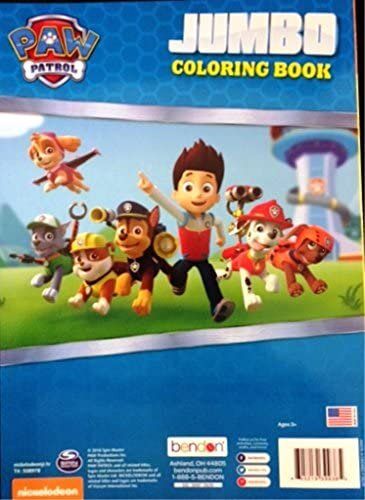 Paw Patrol Jumbo Coloring & Activity Book