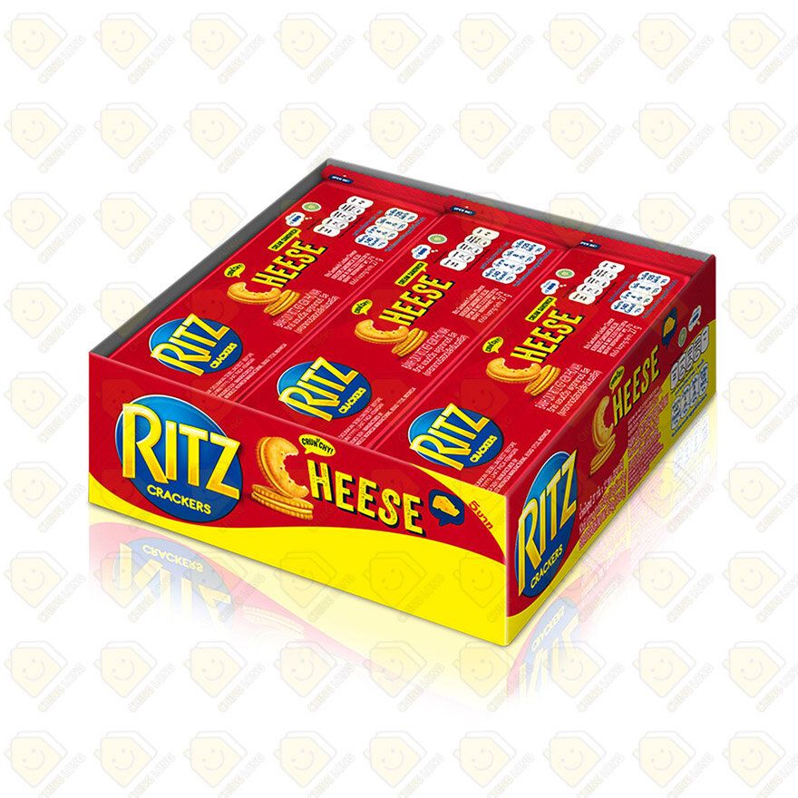 CHEESE FLAVORED SANDWICH CRACKERS [FAMILY PACK] 324G (4893049120084)