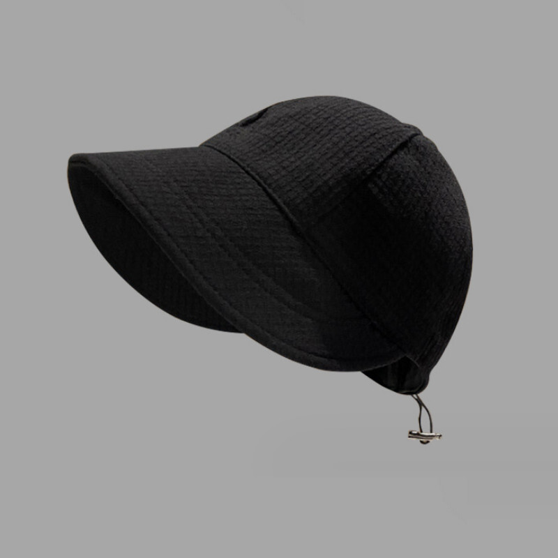 遮陽防紫外線帽子【E-431CHT黑色可調節漁夫帽】#S284010063