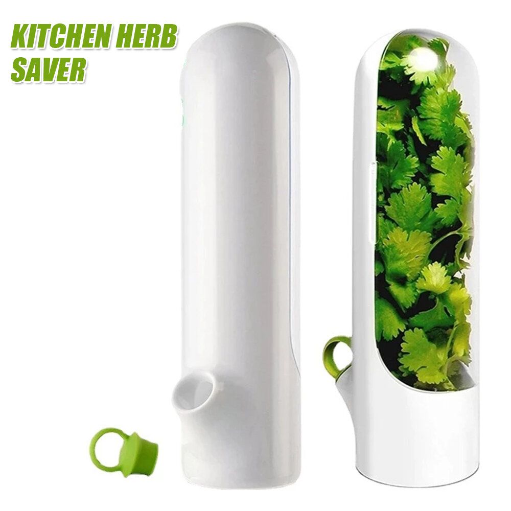 Herbs Coriander Fresh-keeping Box Herb Storage Bamboo Fresh-keeping Cup Herb Cup