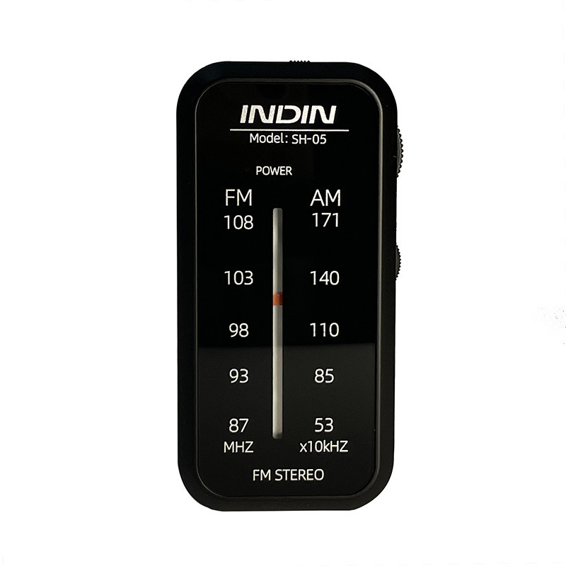 INDIN-SH-05收音機 迷你口袋收音機/AAA電池 考試可用 考試寶 跑馬/AM/FM