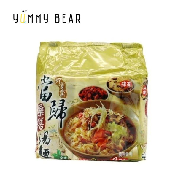 當歸藥膳湯麵(全素) 340g (4包入) (平行進口-EXP：2026/07/19)