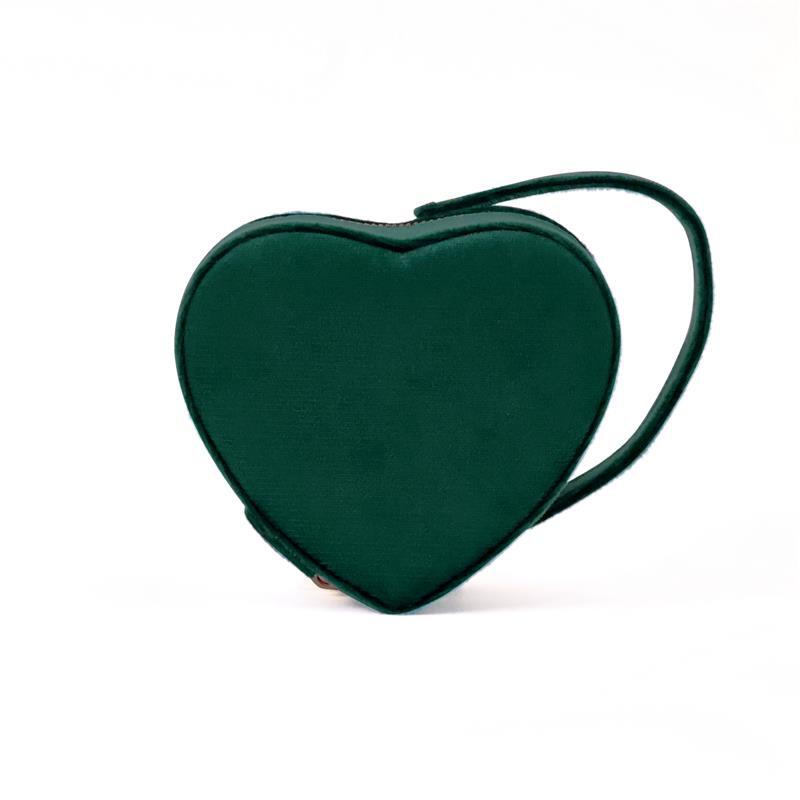 Green Heart Jewellery Pouch [Not For Sale]
