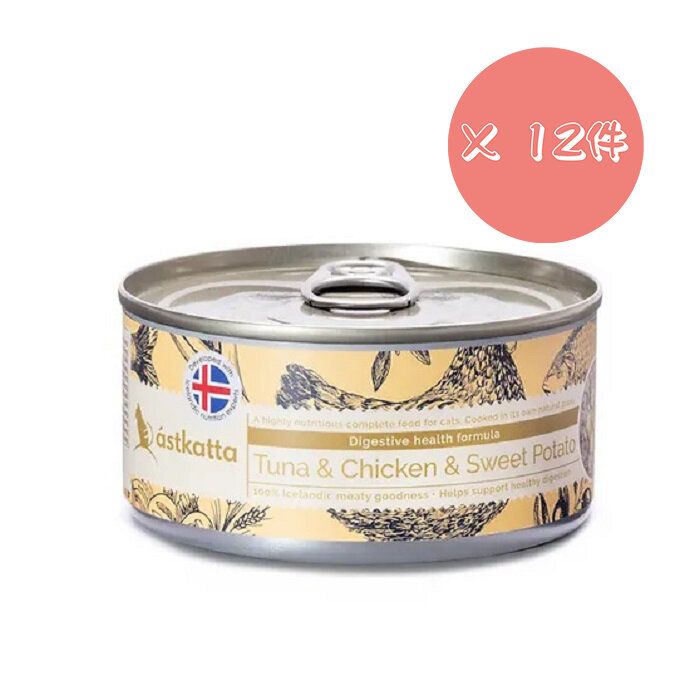 Tuna & Chicken & Sweet Potato Cats Wet Food 170gx12