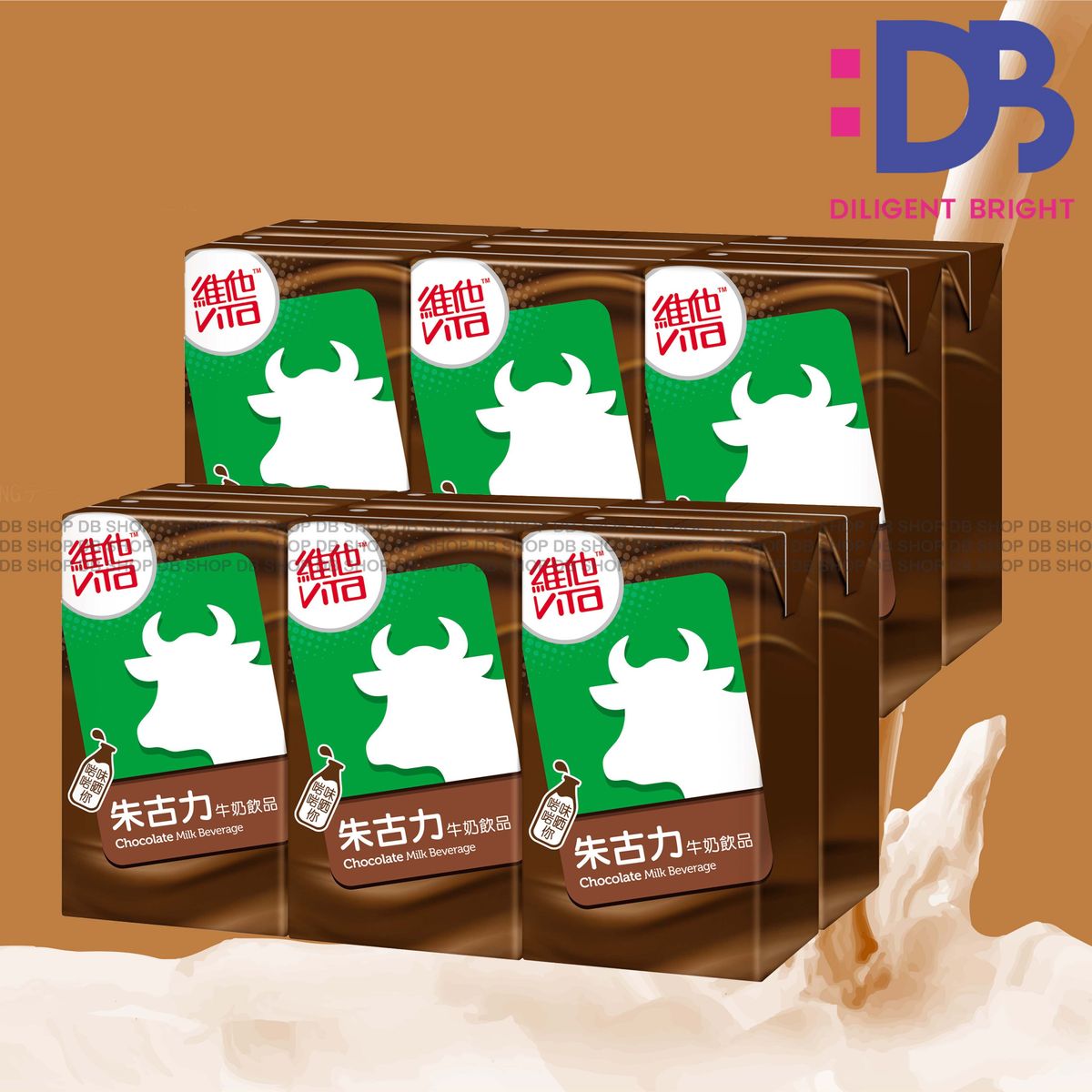 紙包裝-Chocolate Milk (250ml X 6 X 2)