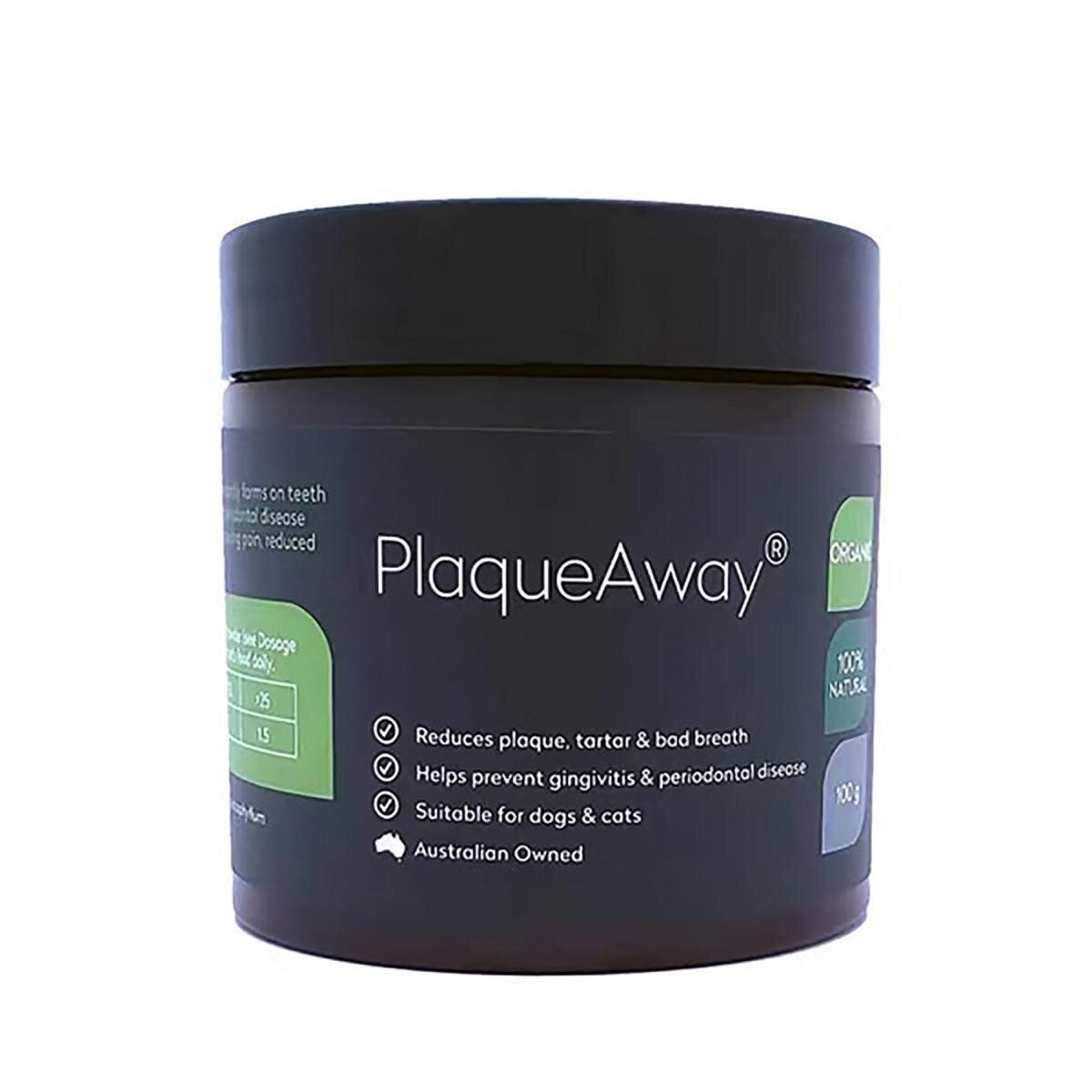 PlaqueAway 澳洲寵物用天然去除牙石口氣粉 100g 