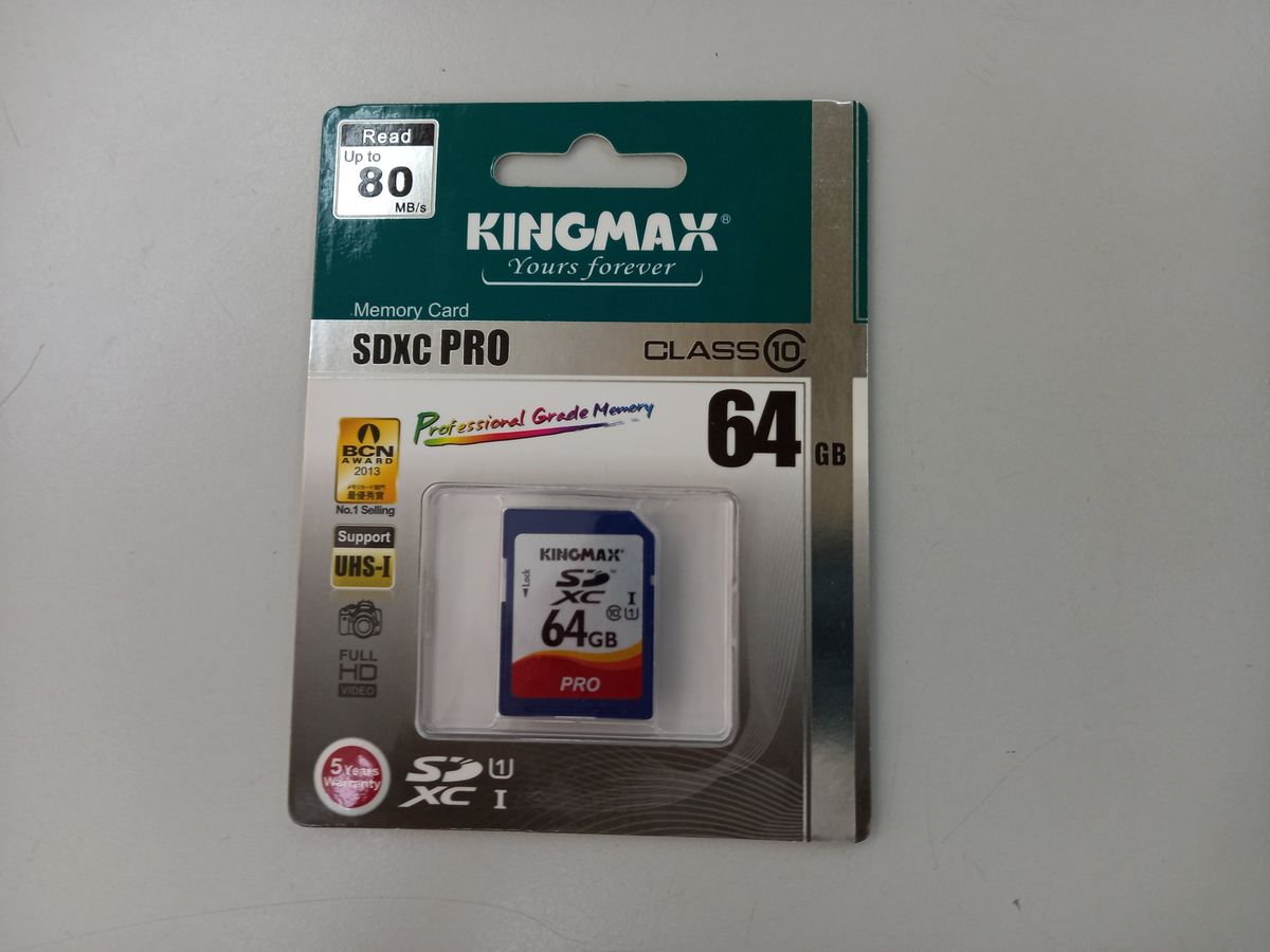 Kingmax SD Pro 64GB SDHC C10/U1 記憶卡