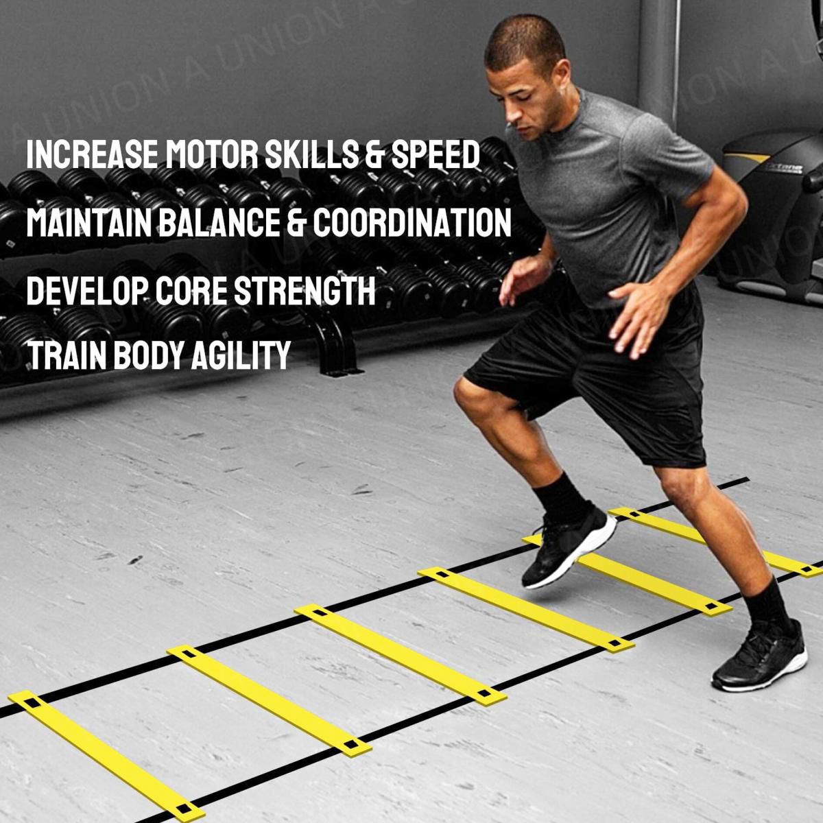 The Speed & Agility Ladder Increases Foot Speed, Balance & Coordination