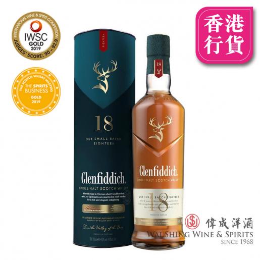 Glenfiddich | Glenfiddich格蘭菲迪18年單一麥芽威士忌700ml