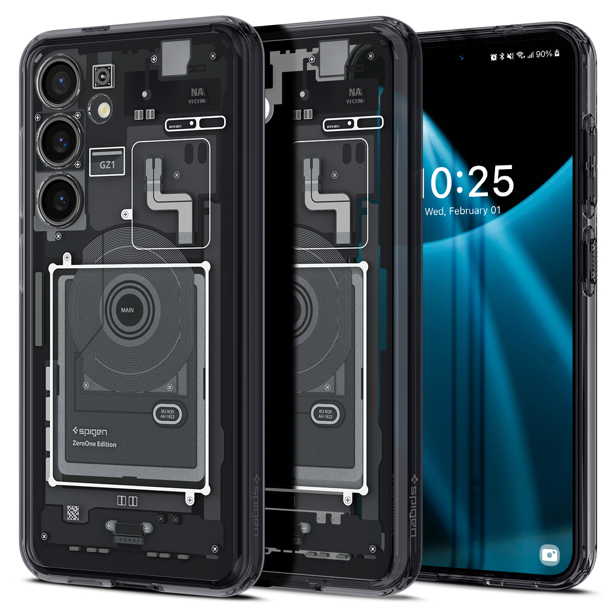 Galaxy S24 (6.2") - Ultra Hybrid Zero One 保護殼 - 黑