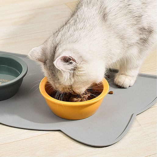 Waterproof cat food sales mat