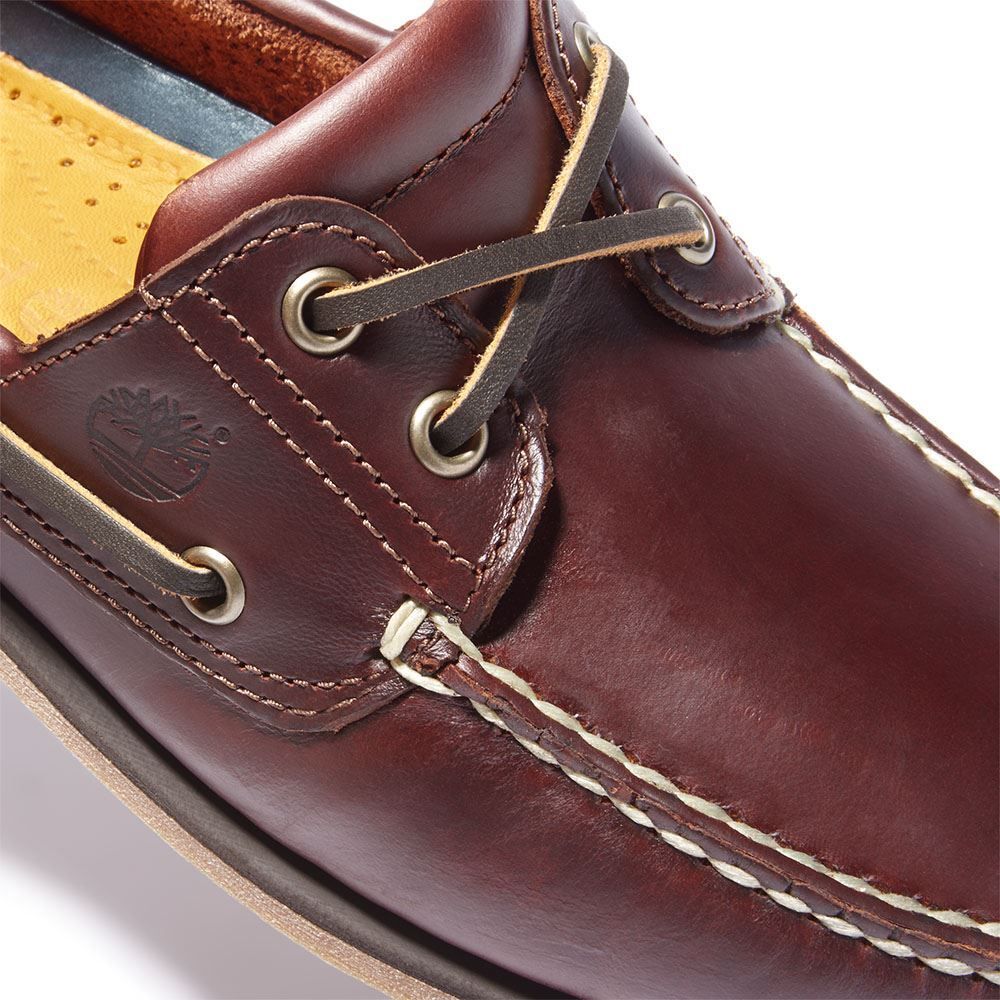 Timberland | [Timberland] Men's Classic 2-Eye Leather Boat Shoes | Color :  Brown | Size : US 6 | HKTVmall The Largest HK Shopping Platform