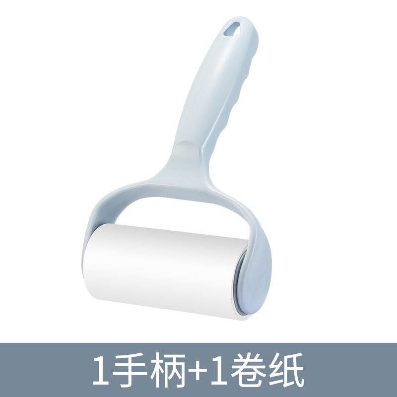 Korean-style strong dust removal reel and hair removal reel (blue) Comes with two rolls of dust remo