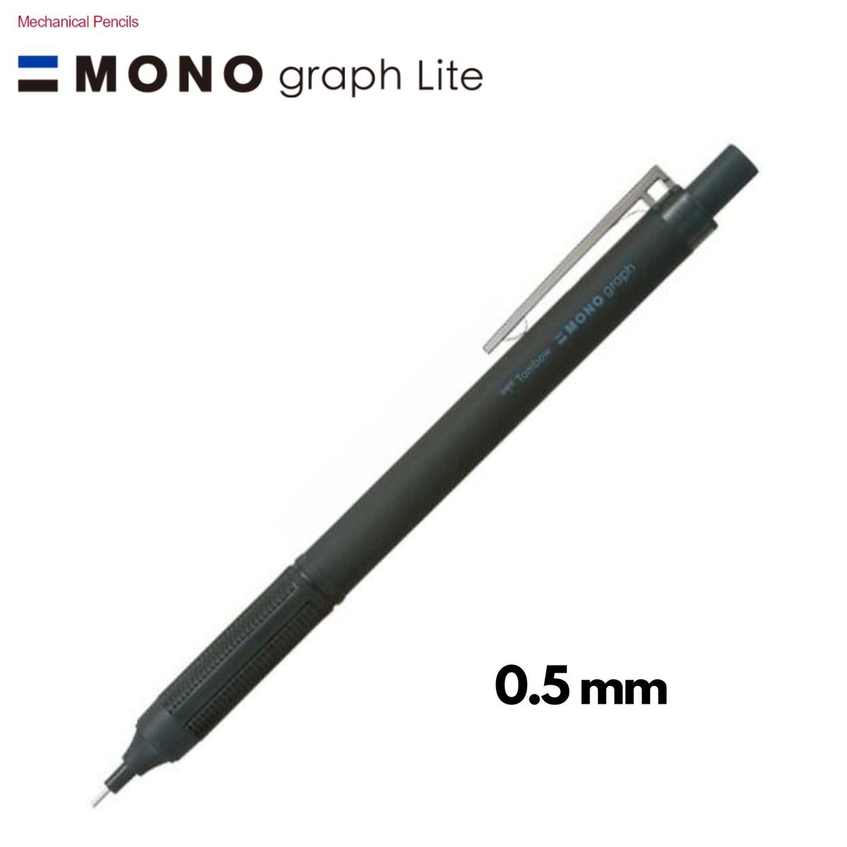 Penna A Sfera Tombow MONO Graph Lite - Punta 0.5 Mm, Scrittura Morbida, Impugnatura Ergonomica, Modello BC-MGLE1-04AL - Foto 7