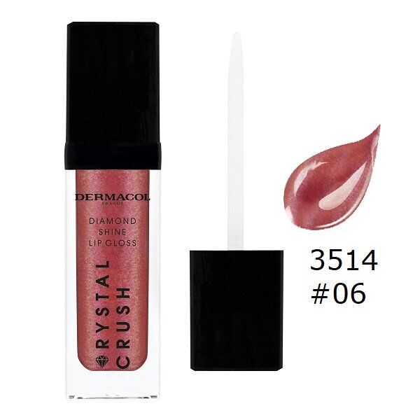 Crystal Crush #06 Diamond Lip Gloss Long-lasting, no bleeding, vegan, A beautiful fruity scent