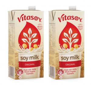 維他奶 - 澳洲VITASOY 原味豆奶 1公升*2盒 #植物奶 #素 #澳洲直送 1升x2