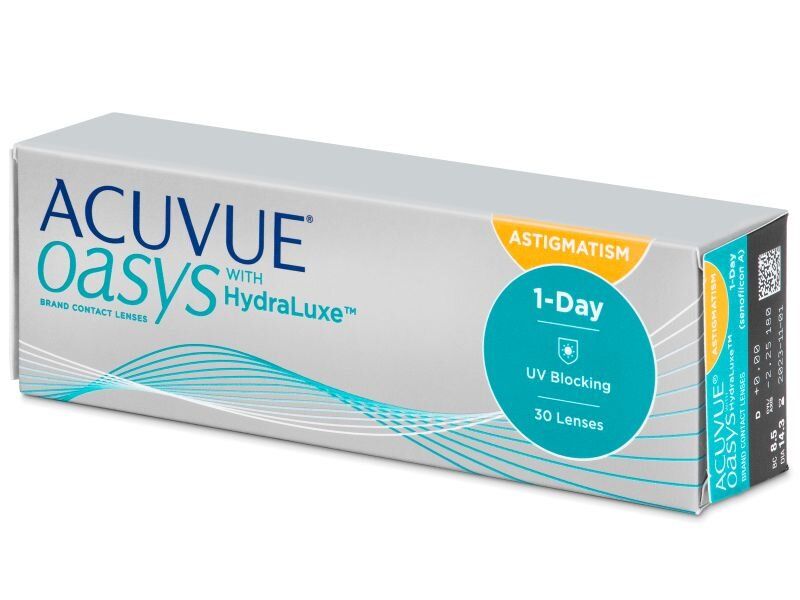 Oasys with HydraLuxe™ for Astigmatism 每日即棄散光隱形眼鏡 [平行進口]