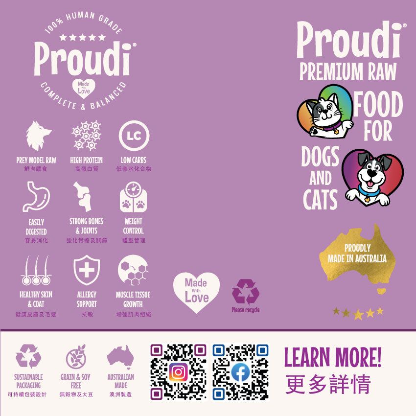 Proudi cat clearance food