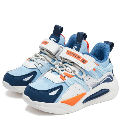 兒童運動鞋(天藍革面AS7750G)(尺碼27-38碼)(下單後聯絡客服確認發貨尺碼)