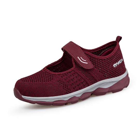 加肥寬胖老人鞋女（Y-88-紅色）（尺碼：36-41）（下單後聯絡客服確認發貨尺）#F249008082