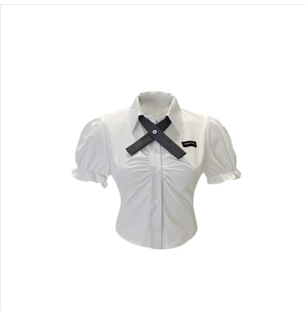 套裝（白色上衣/S-L碼）（下單後聯絡客服確認發貨尺碼）#F143007585