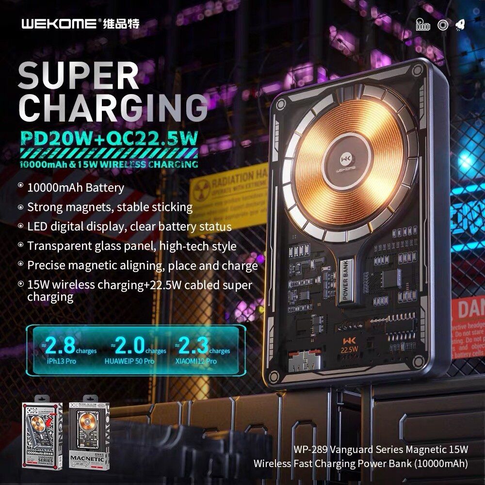 22.5w 1000mAh WIRELESS CHARGEING