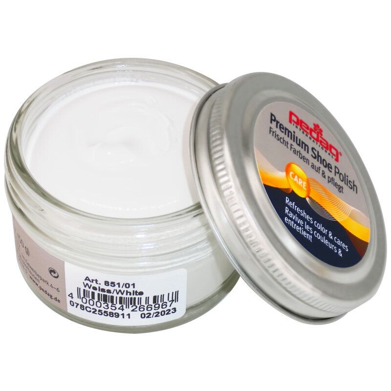 German Premium Shoes Polish Shoe Cream (50ml / White)